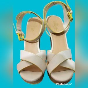 Sbicca wedge heels, Size 10 White